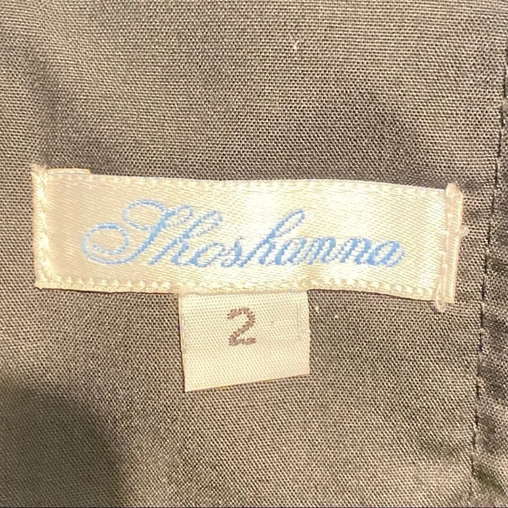 Shoshana Black Embroidered Strapless Dress - Picture 8 of 9